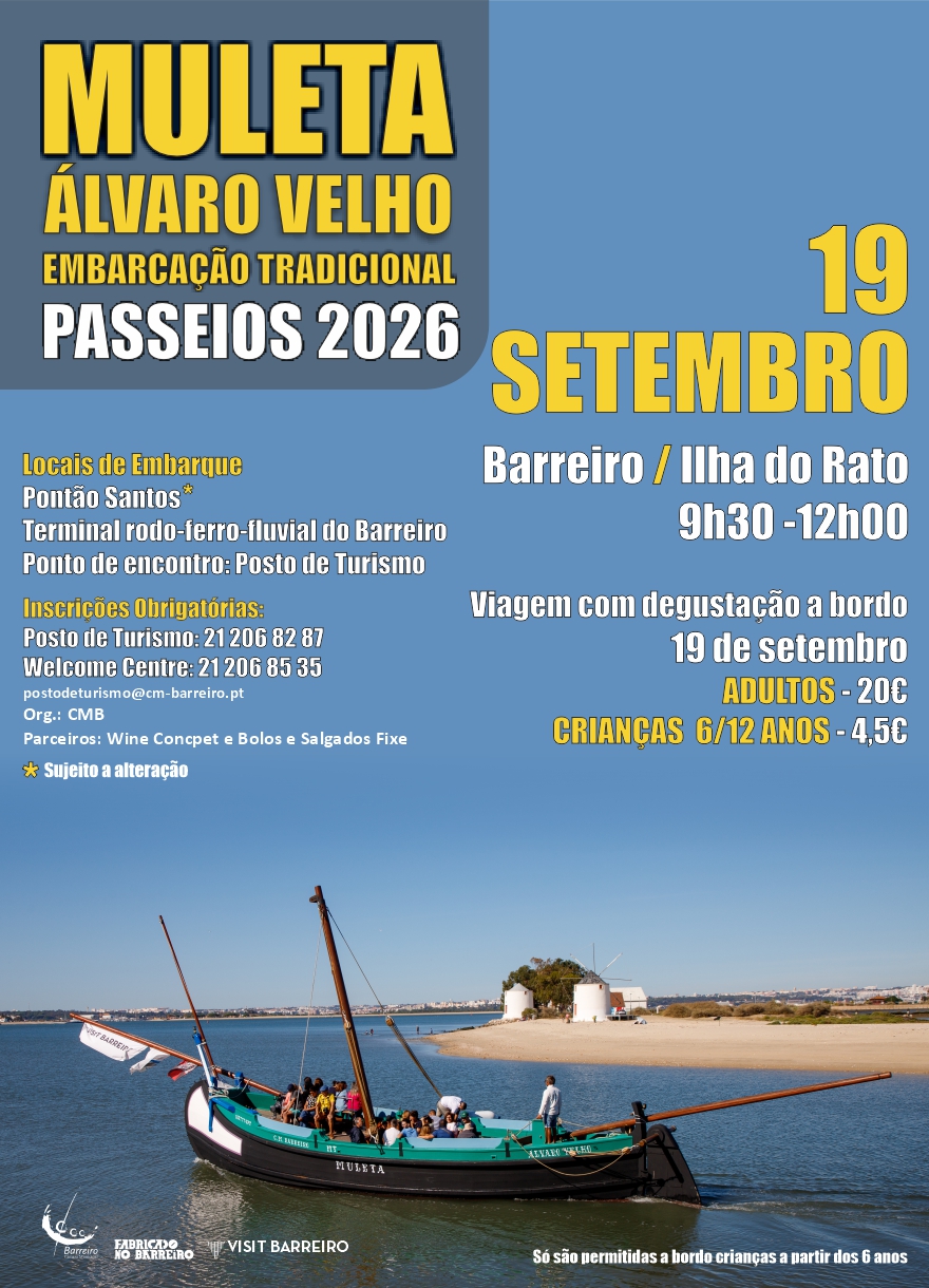 Passeios com degustação na Muleta Álvaro Velho em setembro