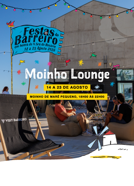 Imagem do Moinho Lounge nas Festas do Barreiro 2026, 14 a 23 de agosto