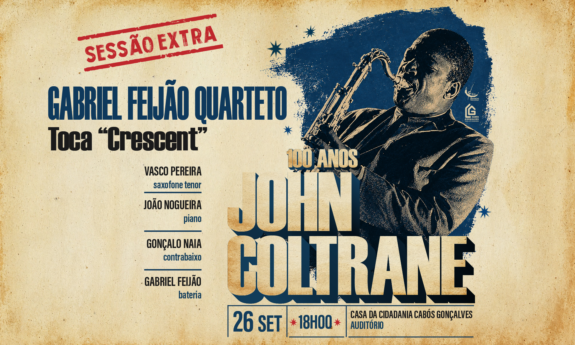 GABRIEL FEIJÃO QUARTETO (Sessão Extra)