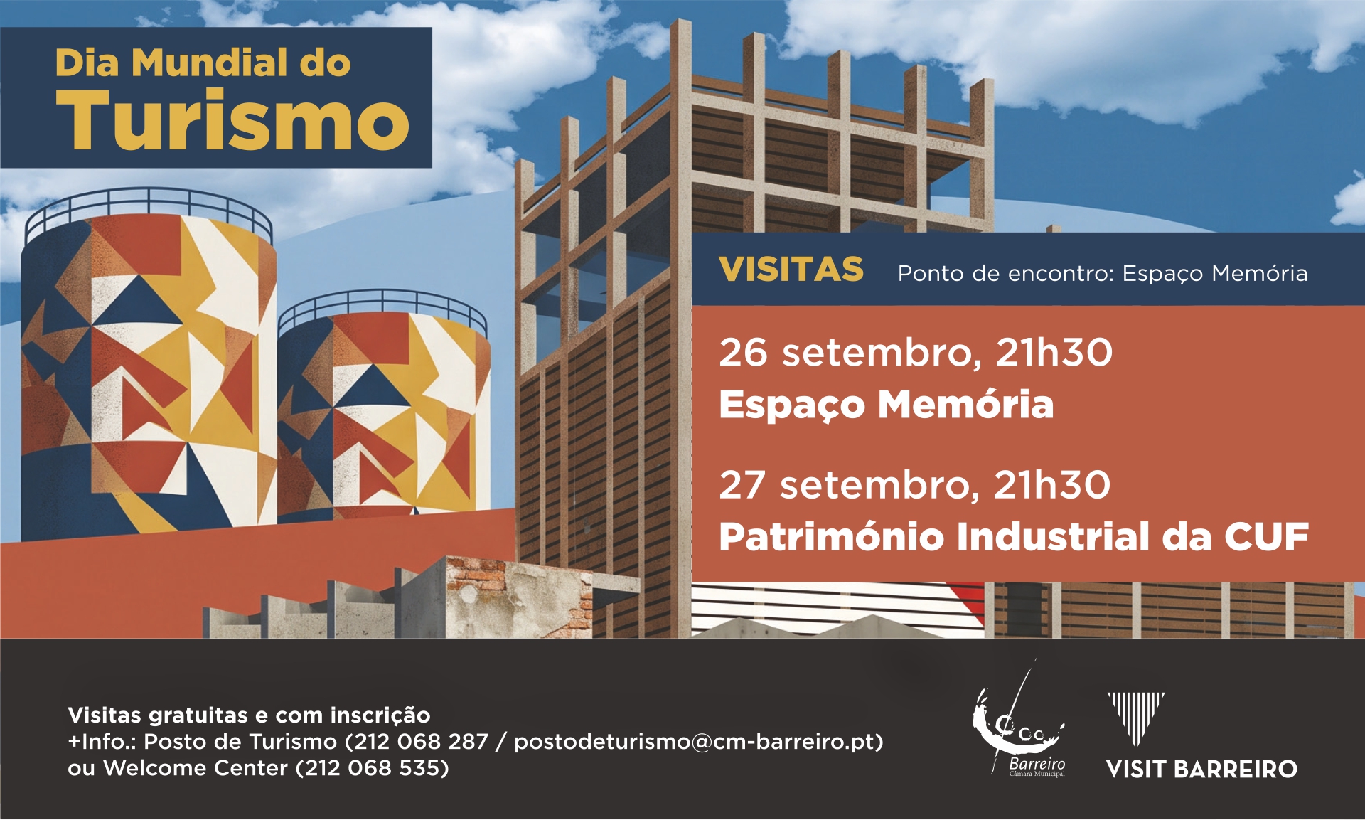 Imagem das Comemorações do Dia Mundial do Turismo 2026