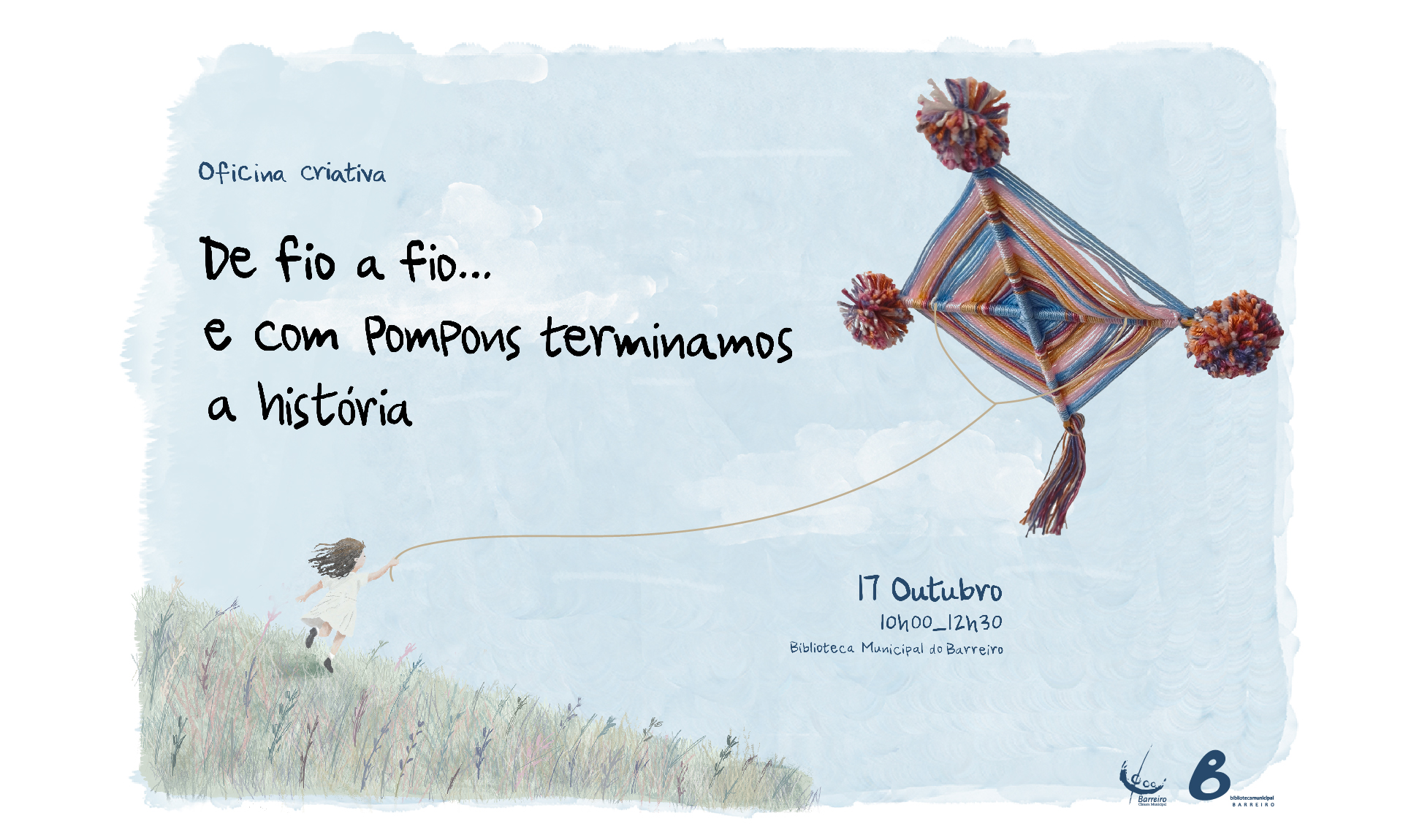 De fio a fio… e com pompons terminamos a nossa história