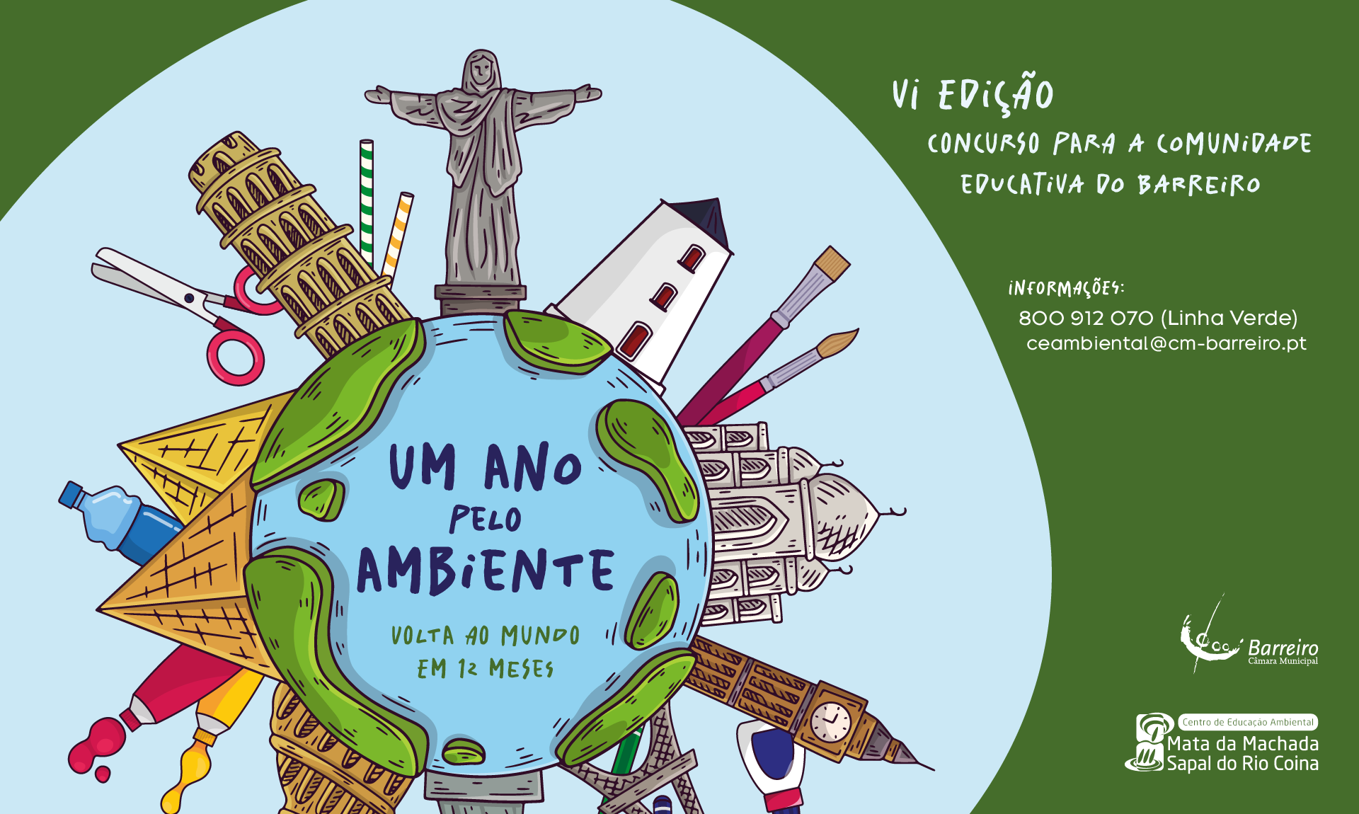 VI Edição do Concurso 'Um Ano Pelo Ambiente' - Volta ao Mundo em 12 meses 2