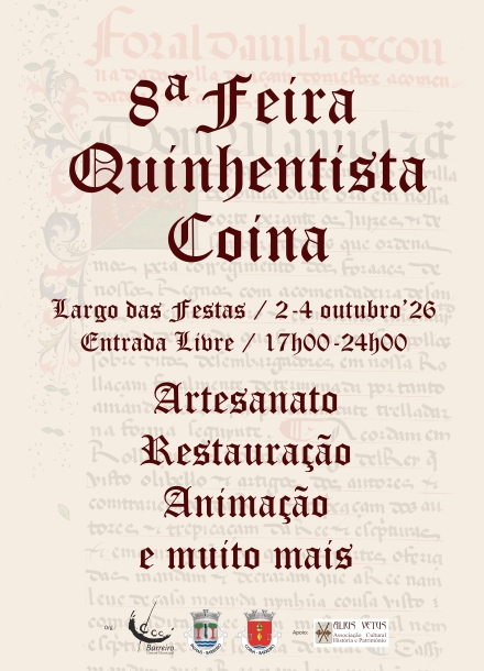 Imagem da Feira Quinhentista de Coina – Barreiro a 2 a 4 outubro 2026