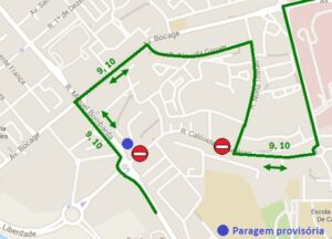 Altera&ccedil;&atilde;o de Percurso - Rua Calouste Gulbenkian - 24 de setembro 2026