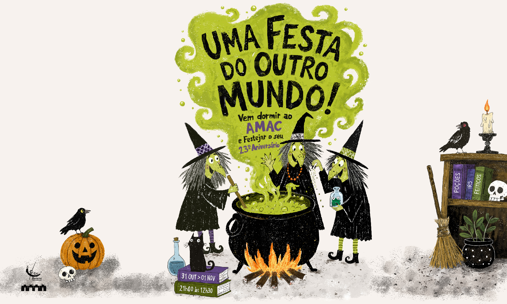 Uma Festa do Outro Mundo. Uma noite arrepiante!
