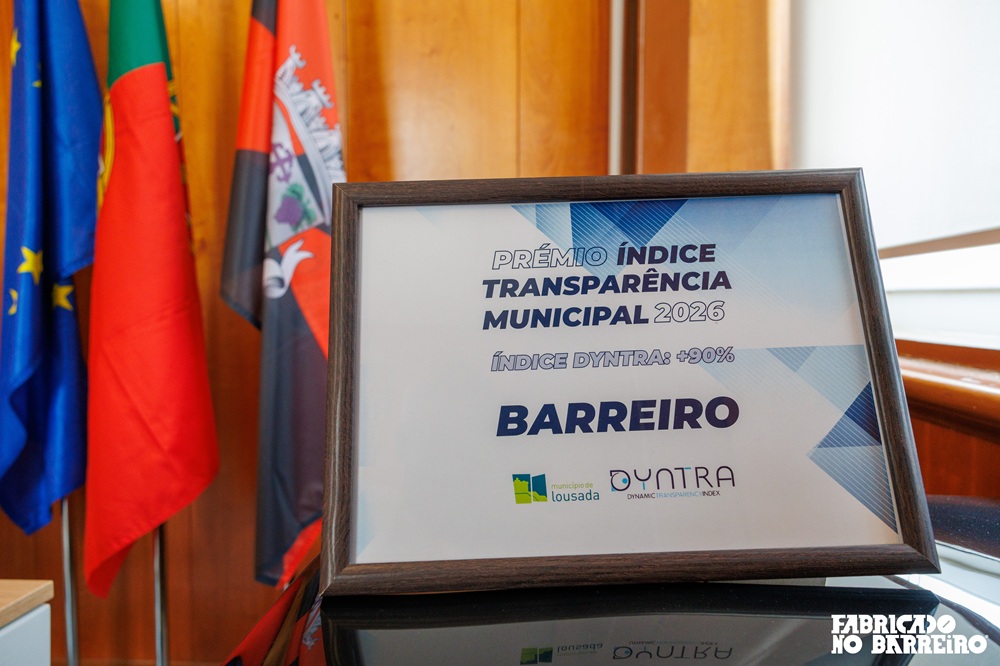Barreiro distinguido entre os municípios mais transparentes do País