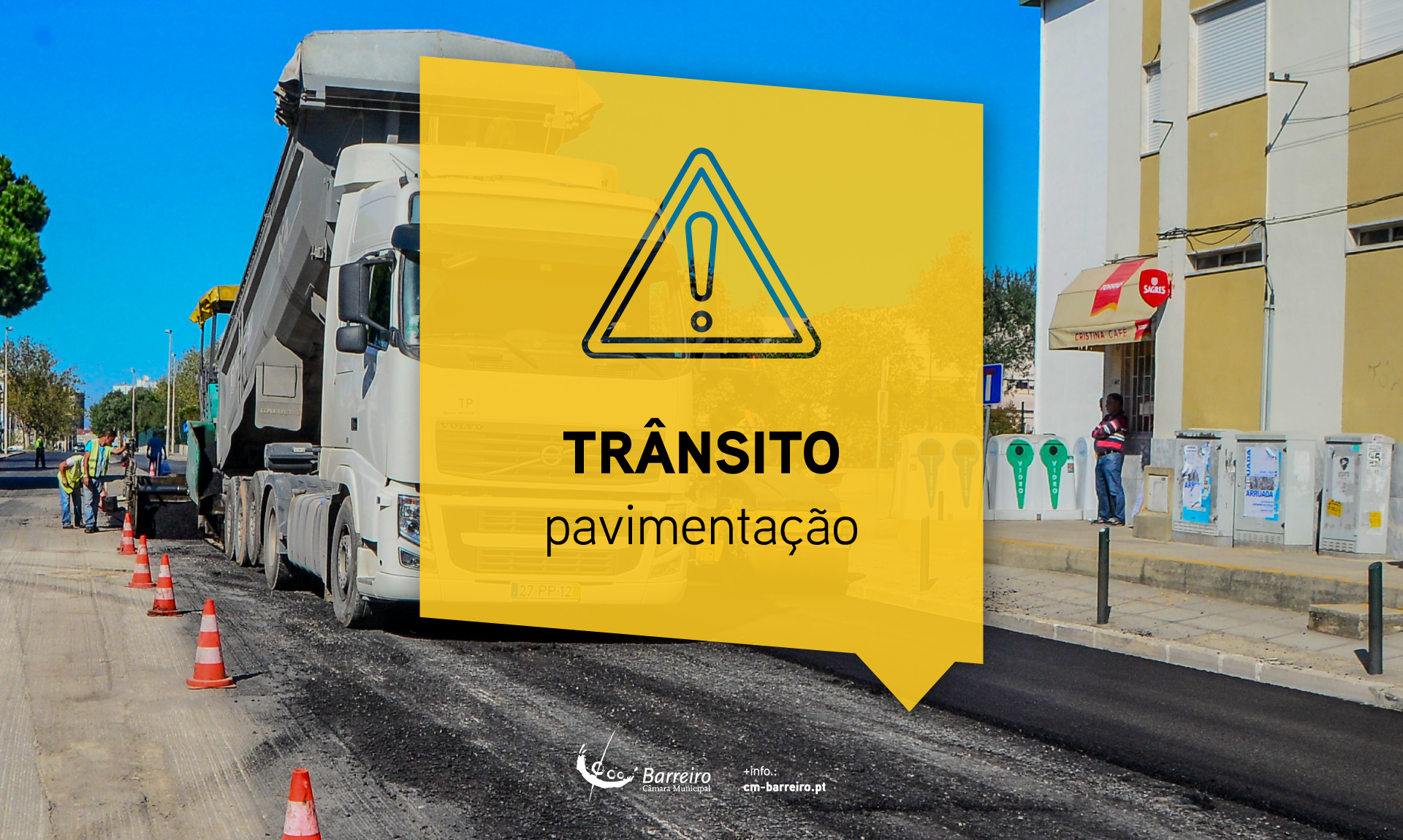 Imagem ilustrativa de Corte de Trânsito devido a pavimentações