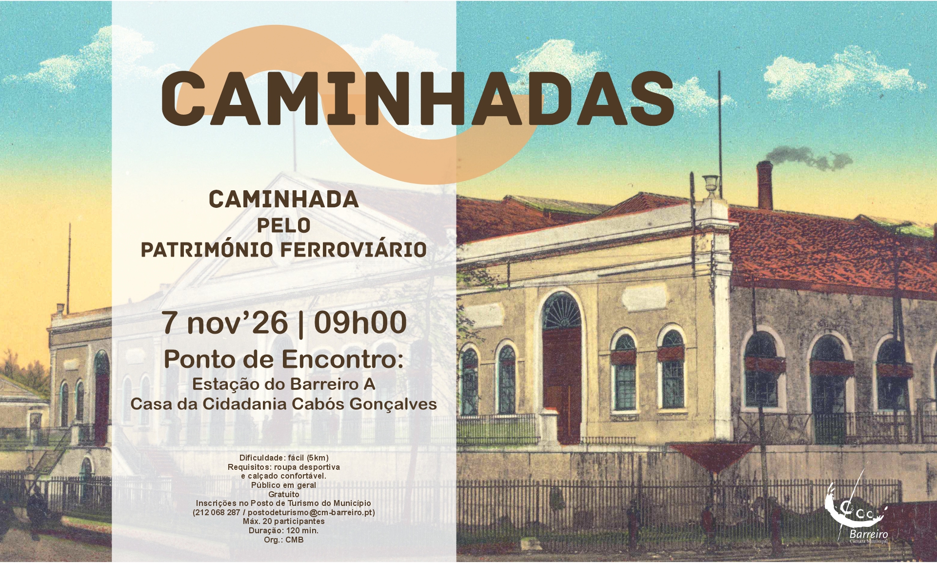 Caminhada pelo Património Ferroviário