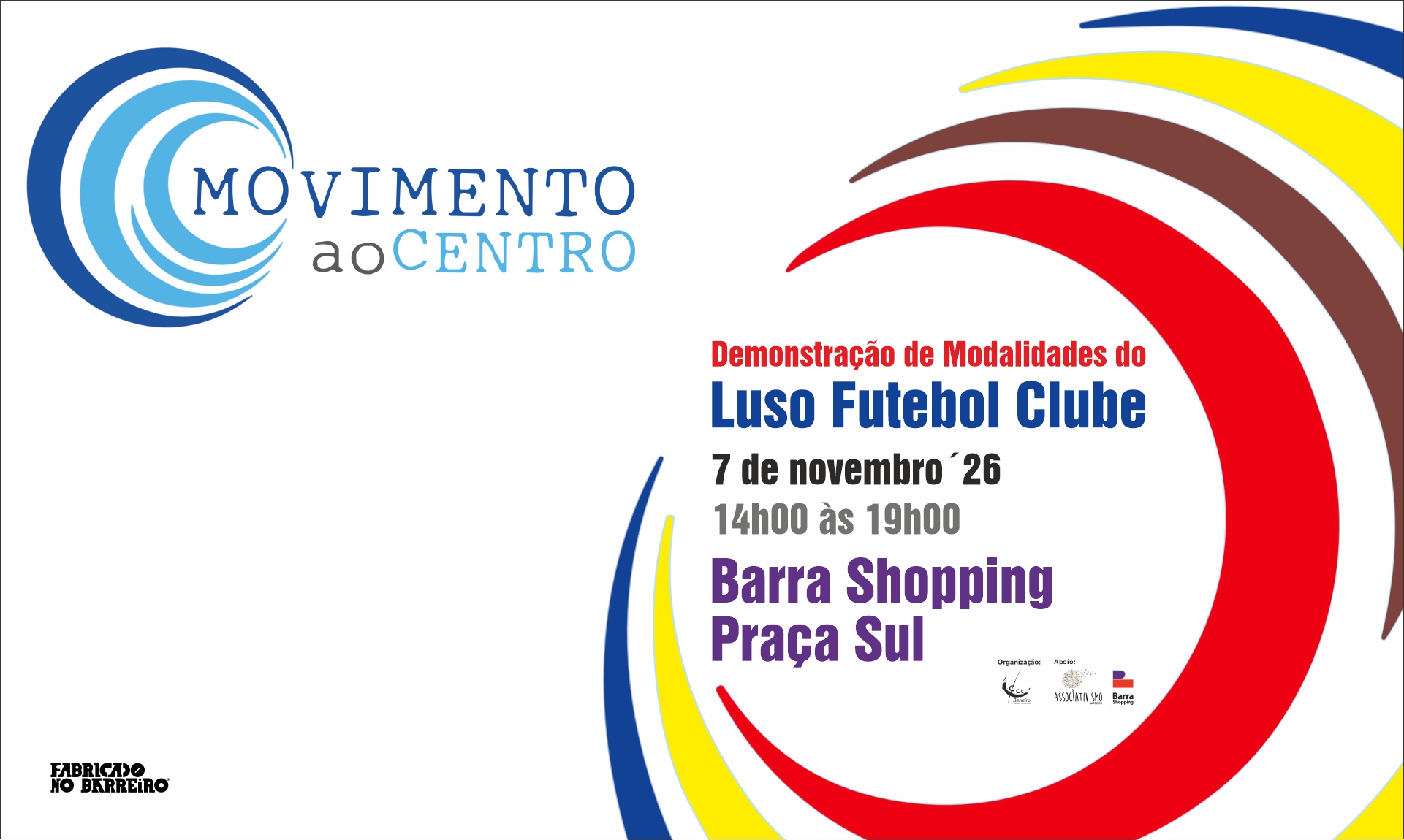 Movimento ao Centro | Demonstração de Modalidades do Luso Futebol Clube