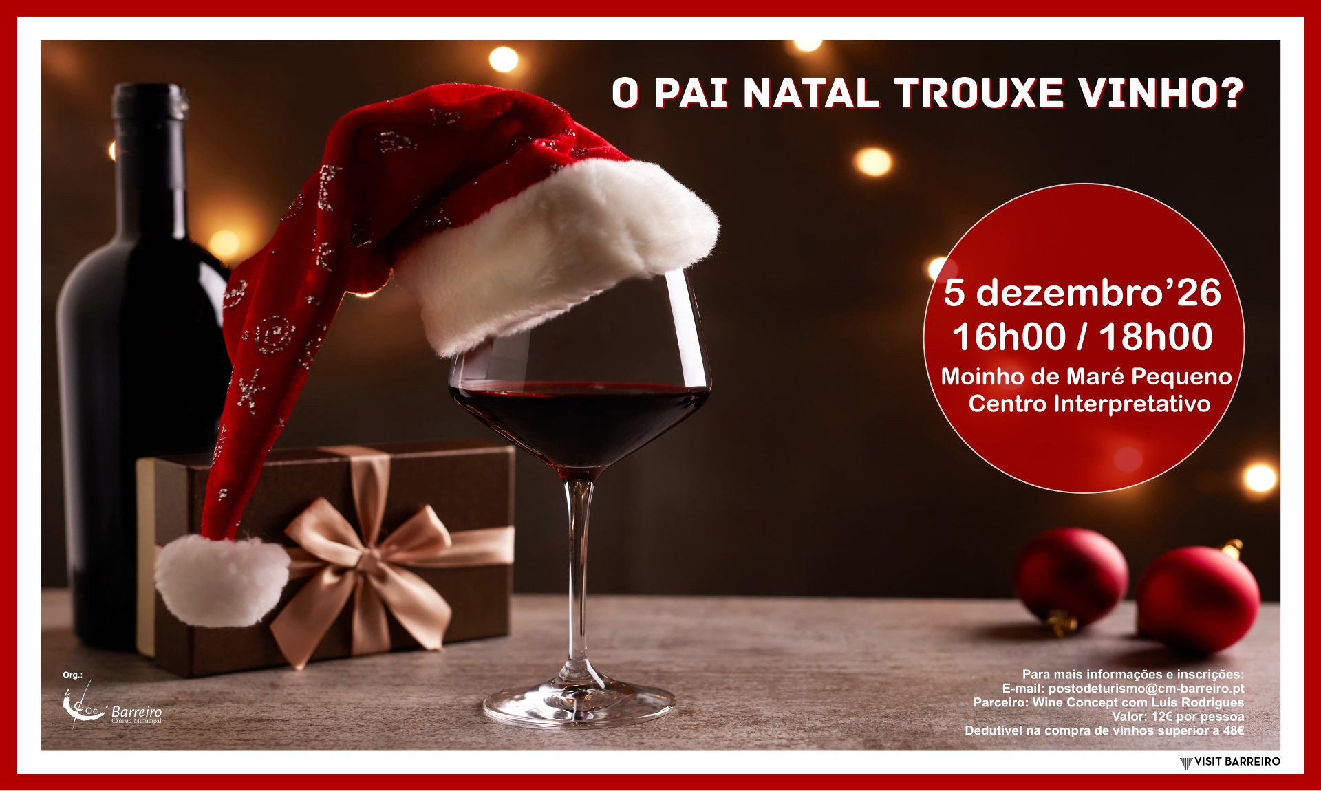 O Pai Natal trouxe vinho?