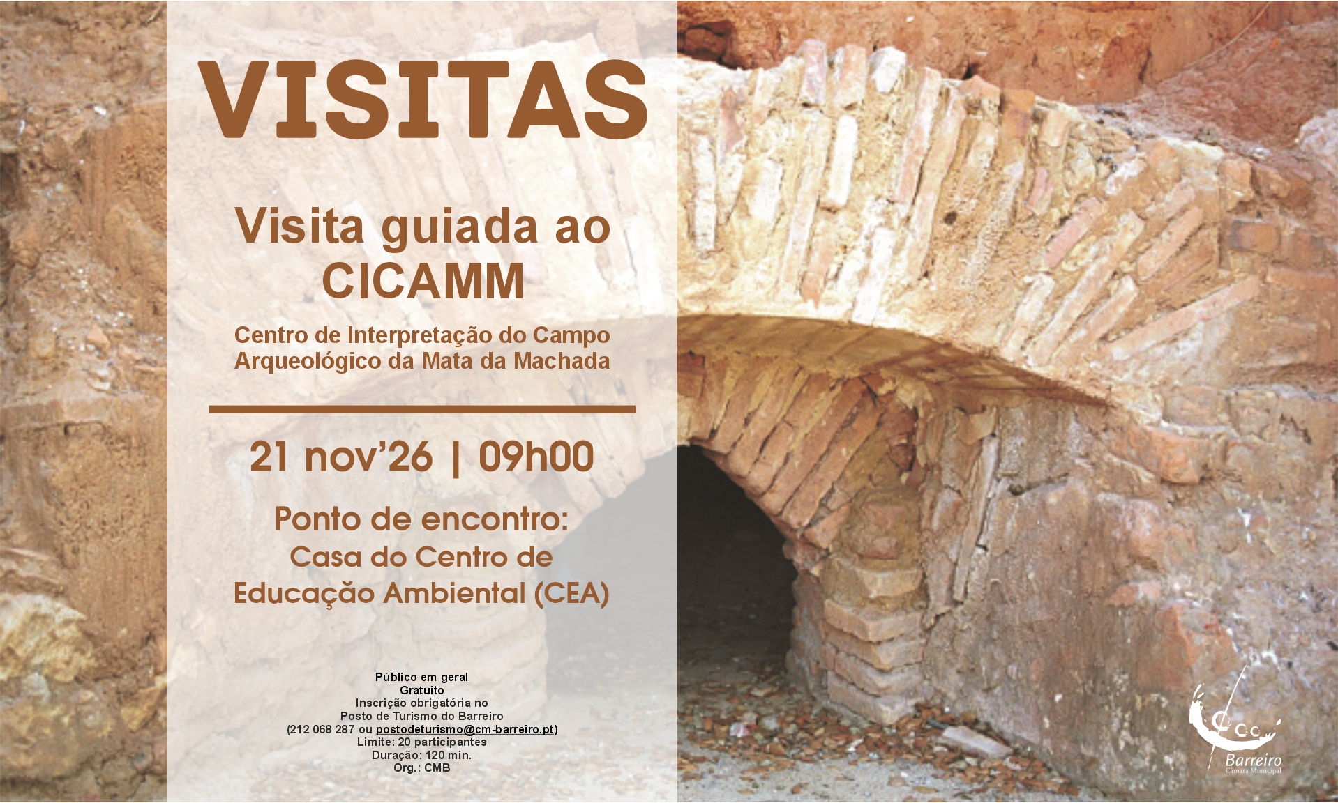 Visita guiada ao Campo Arqueológico