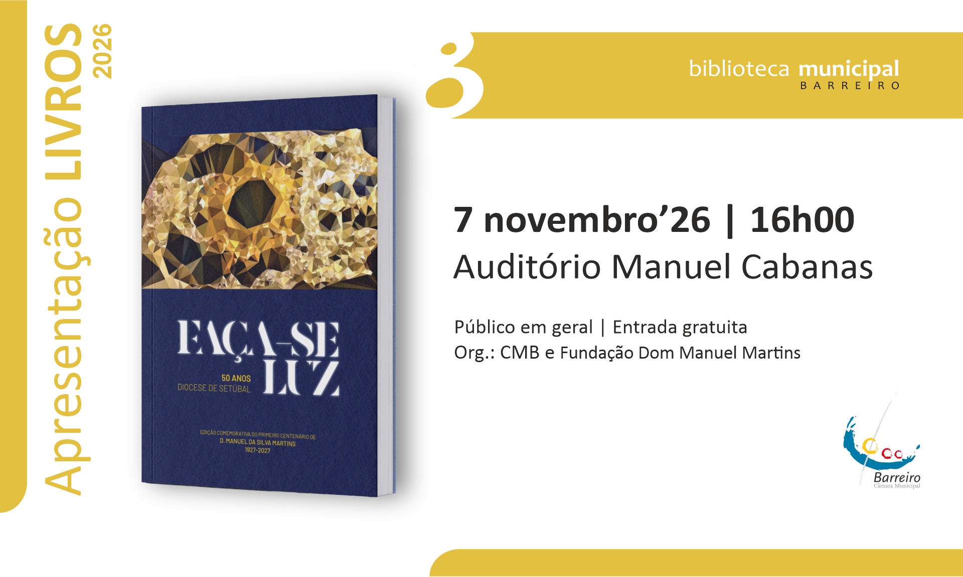 apresentação do livro Faça-se Luz