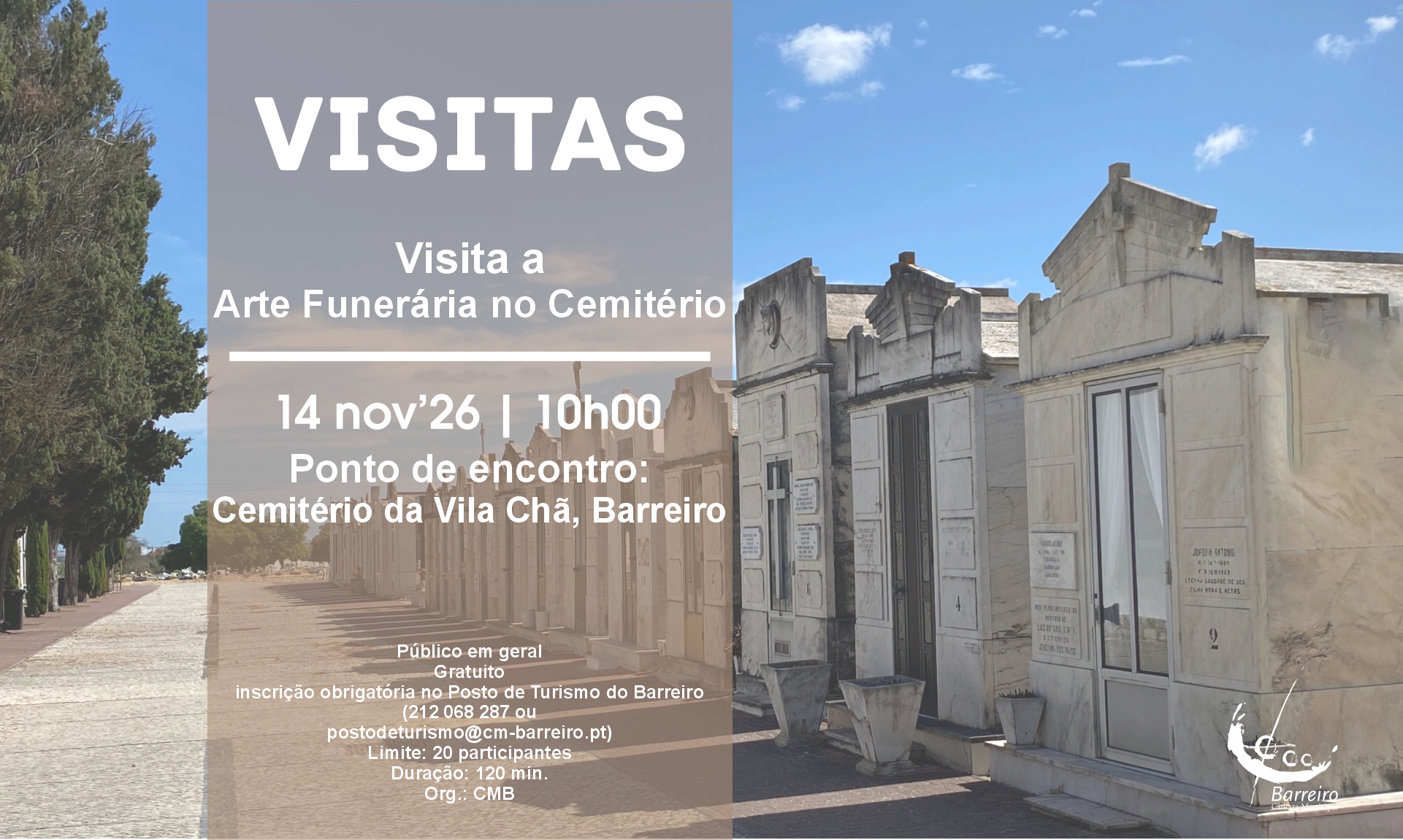 Arte Funerária no Cemitério – Visita guiada