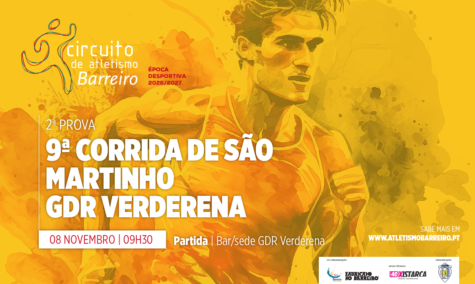 Imagem da 9ª Corrida de São Martinho do Circuito de Atletismo do Barreiro 2026/2027