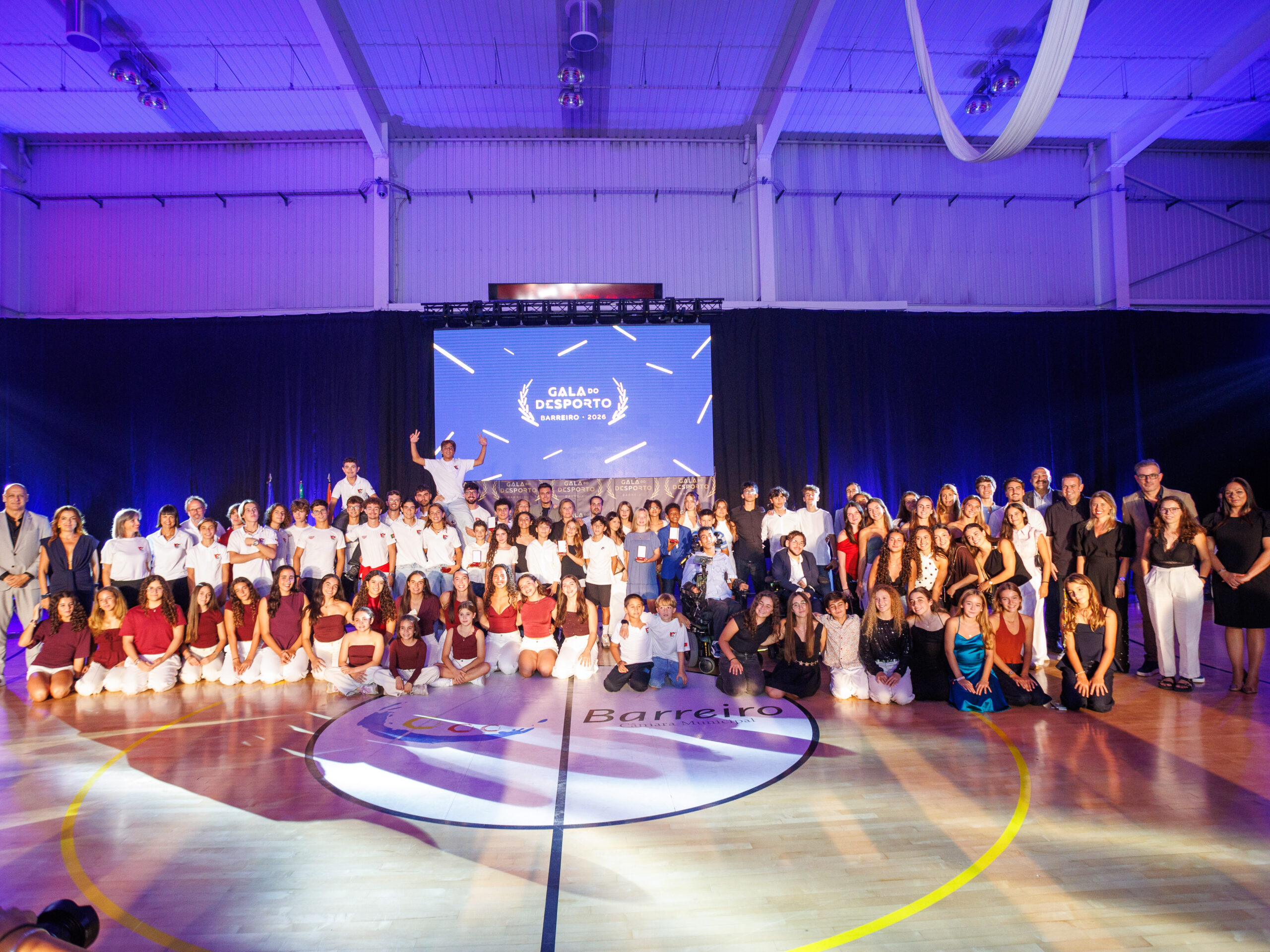 Foto dos homenageados da Gala do Desporto 2026