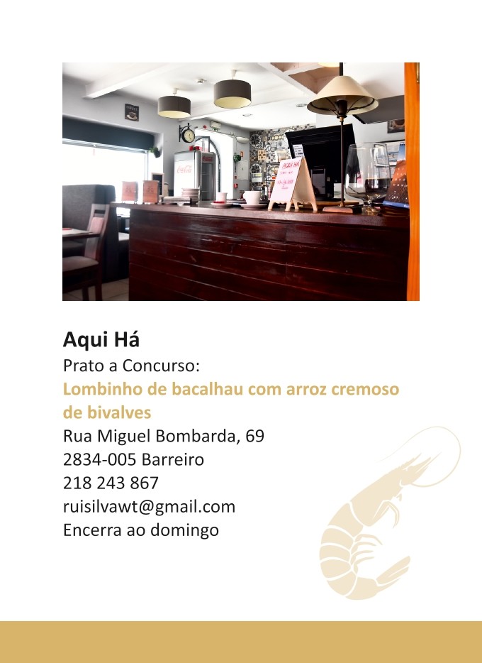 21º Concurso de Gastronomia Ribeirinha do Barreiro | 2019 | Brochura Restaurantes pg4