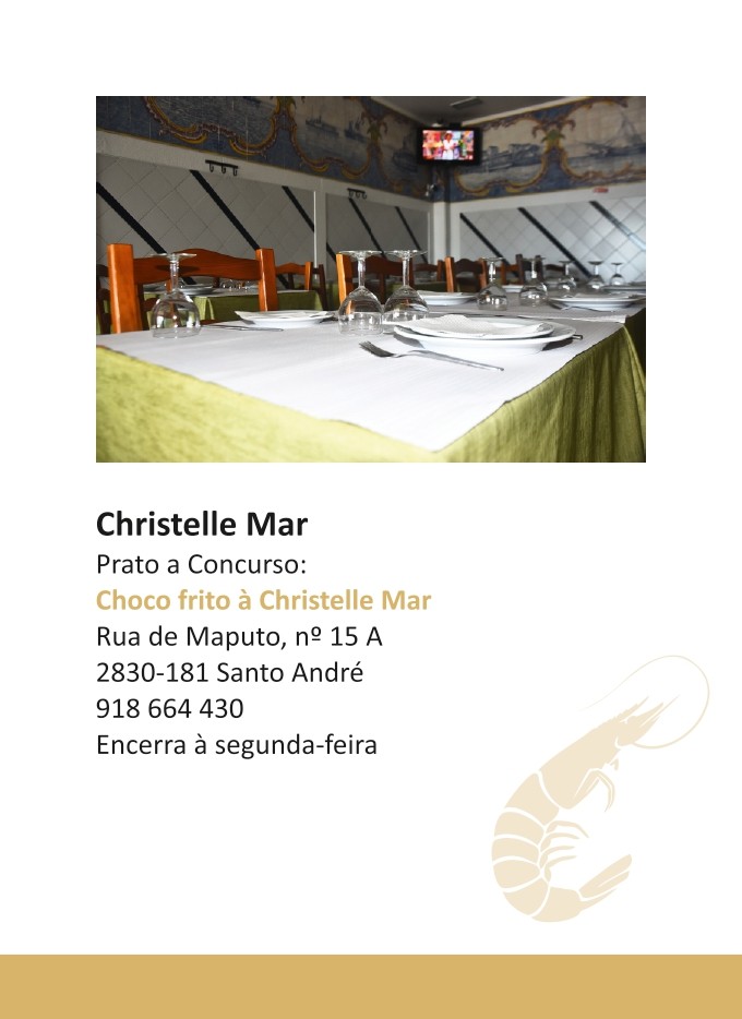 21º Concurso de Gastronomia Ribeirinha do Barreiro | 2019 | Brochura Restaurantes pg9