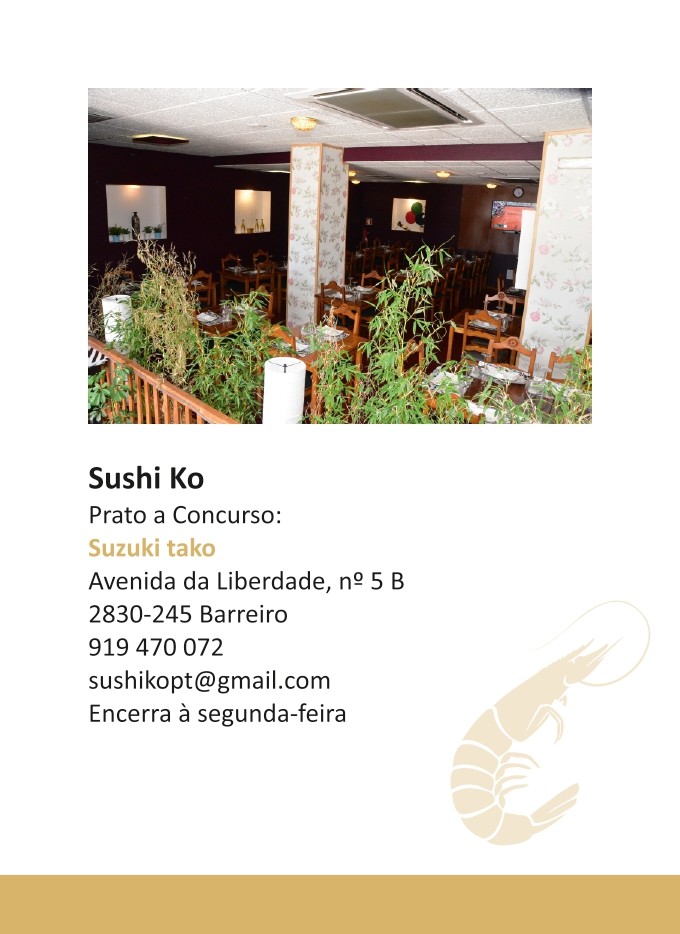 21º Concurso de Gastronomia Ribeirinha do Barreiro | 2019 | Brochura Restaurantes pg13
