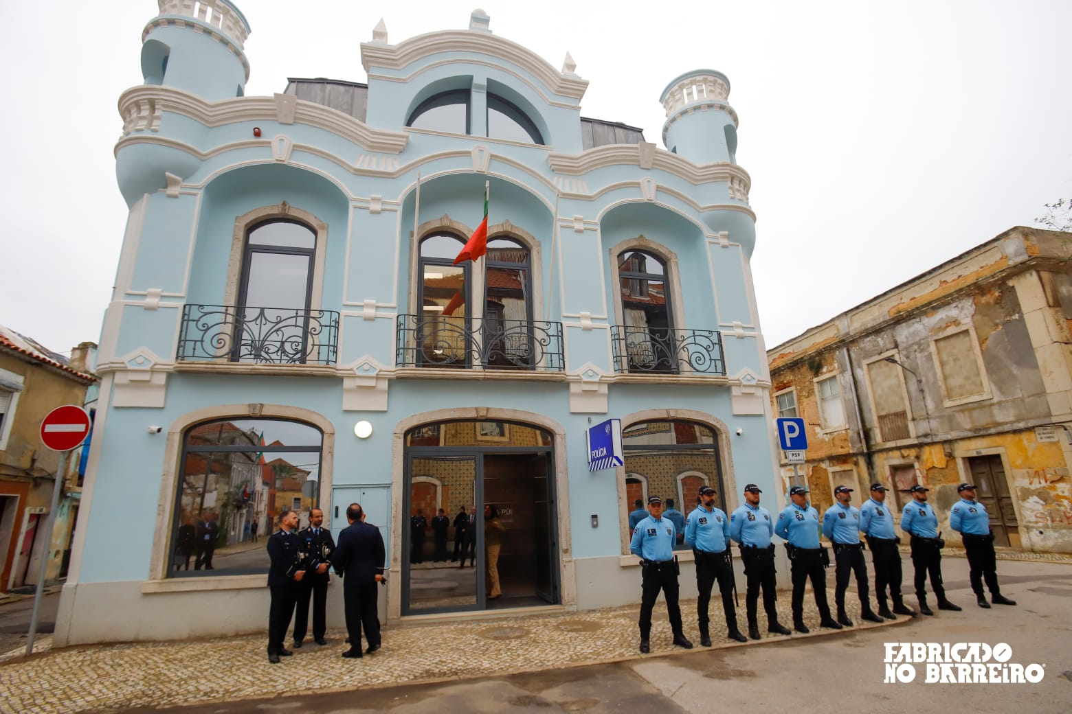 Fotografia da inauguração da esquadra no Barreiro em 2023
