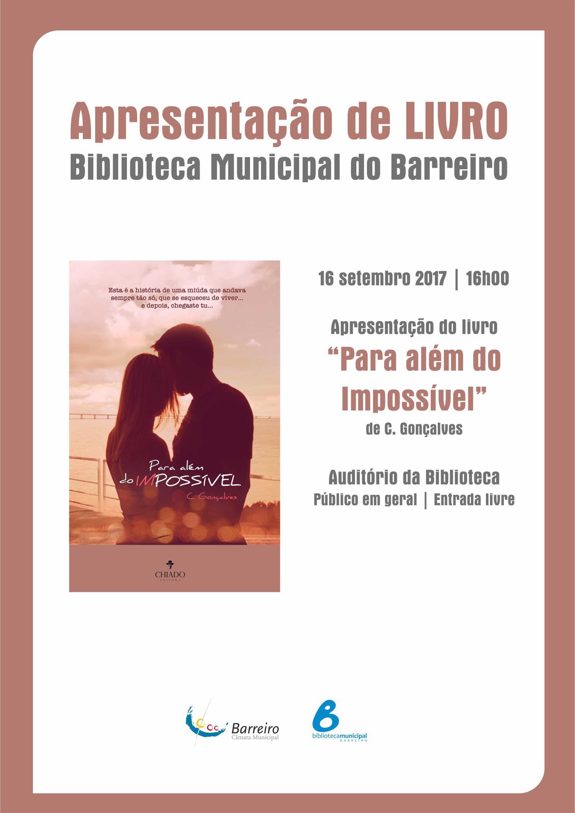 Apresentação do livro ” Para além do Impossível”