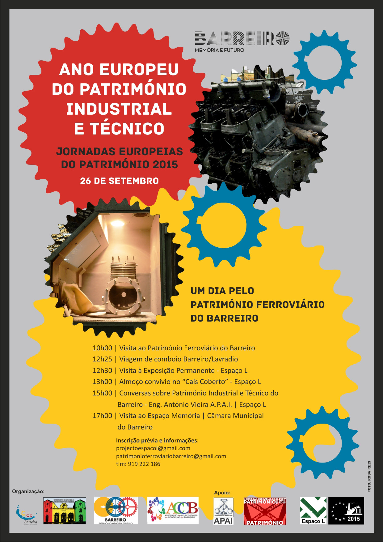 2015 Ano Europeu do Património Industrial e Técnico  | Jornadas Europeias do Património