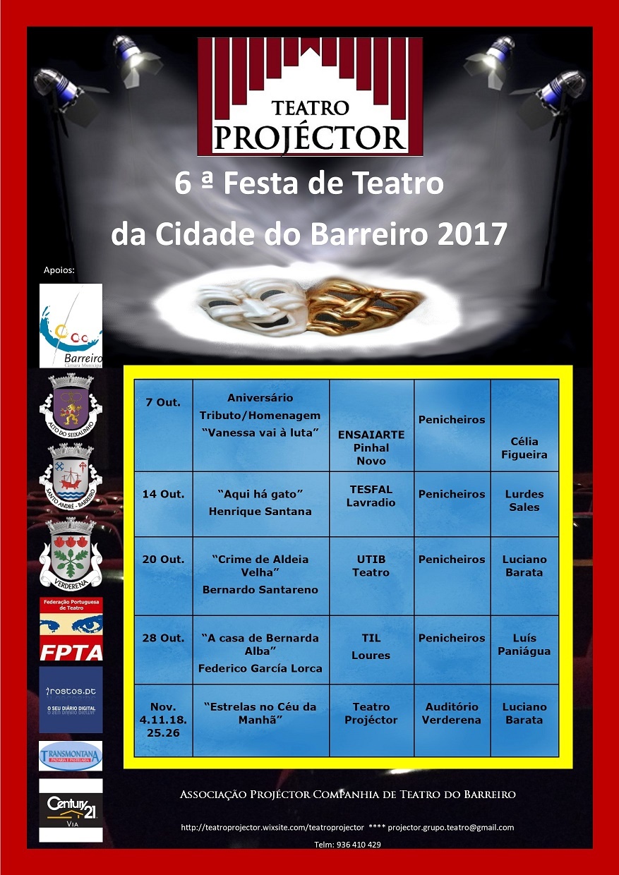 Associação Projéctor – Companhia de Teatro do Barreiro | 6ª Festa de Teatro da Cidade do Ba...