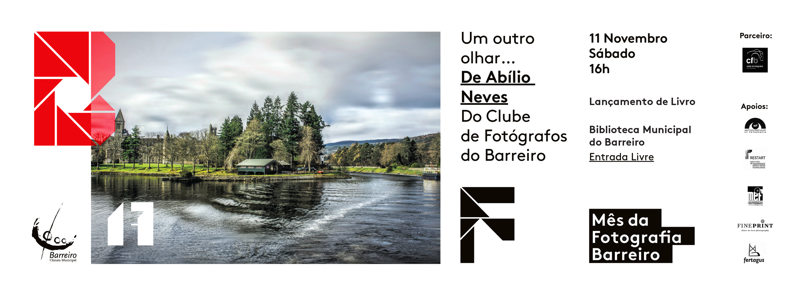Lançamento de livro Um outro olhar…, do fotógrafo Abílio Neves do Clube de Fotógrafos do Ba...