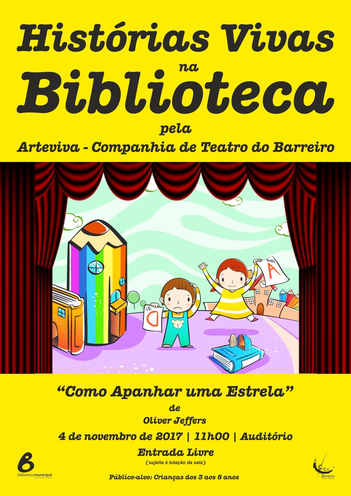 Histórias Vivas na Biblioteca | “Como Apanhar uma Estrela”