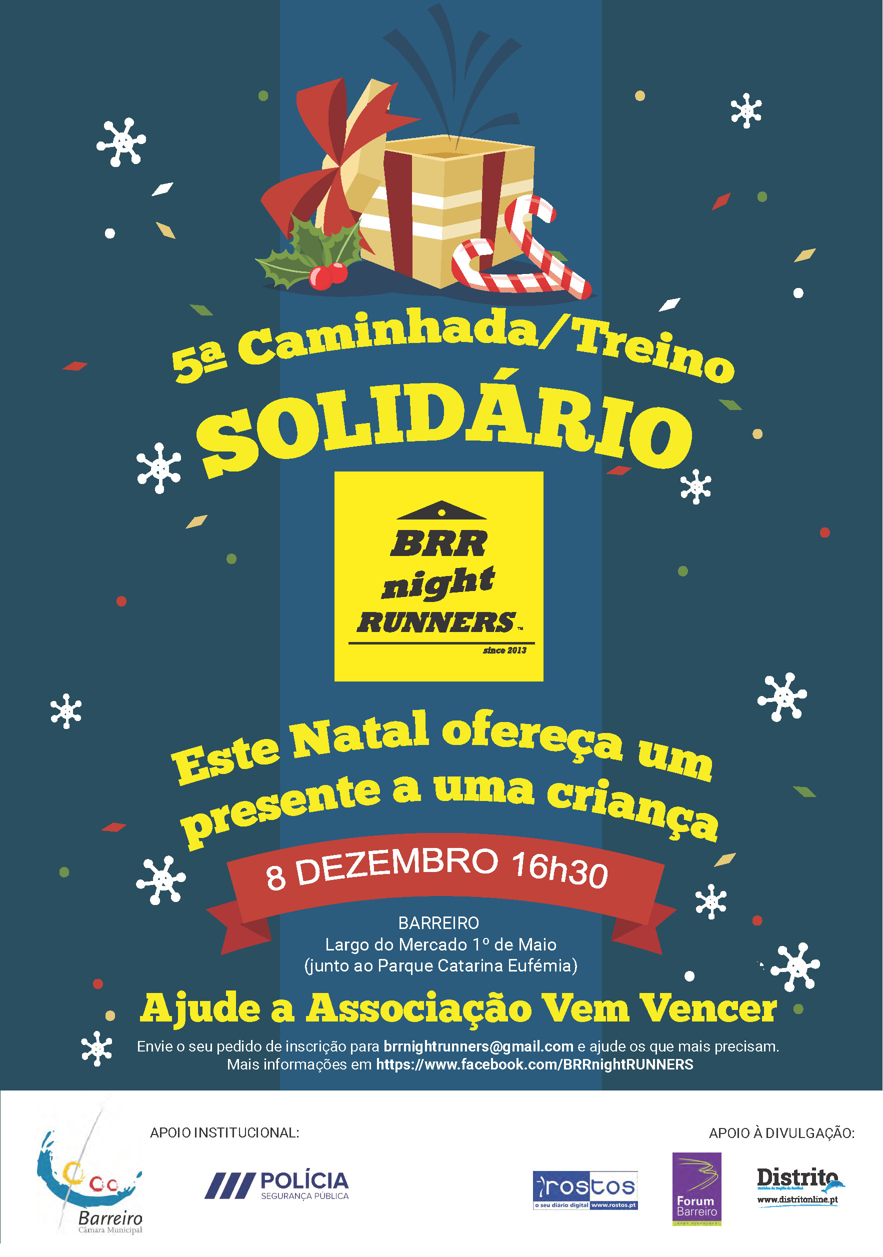 BRRnightRUNNERS | 5ª Caminhada/ Treino Solidário de Natal