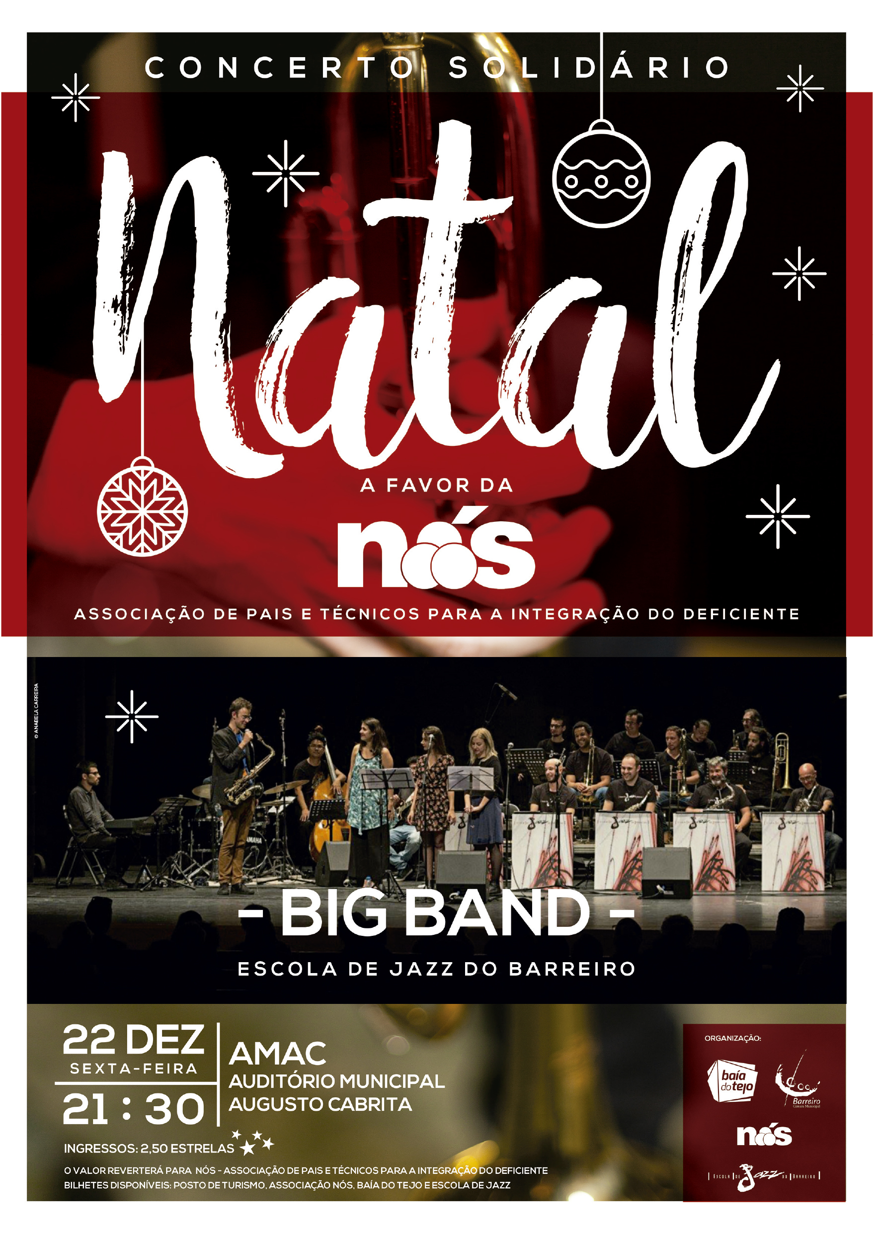 Concerto Solidário de Natal a favor da NÓS