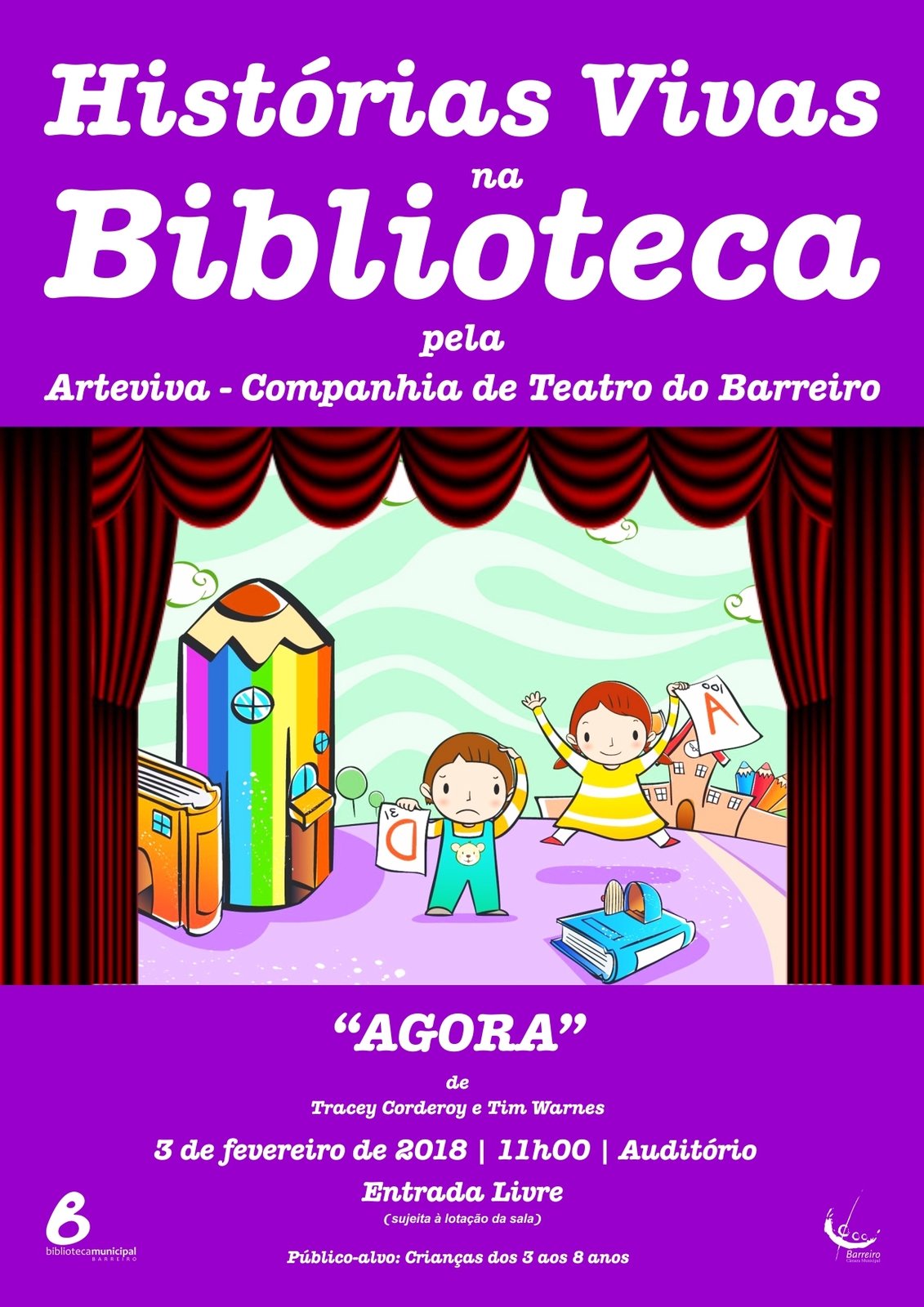 Biblioteca Júnior | Histórias Vivas pela Arteviva – Agora