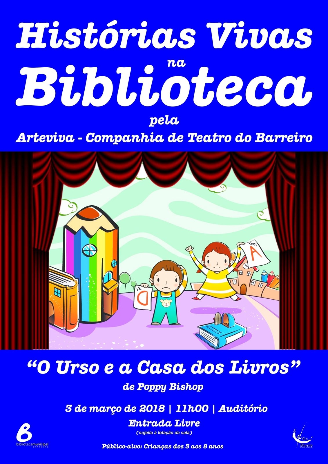 Biblioteca Júnior | Histórias Vivas pela Arteviva – O Urso e a Casa dos Livros