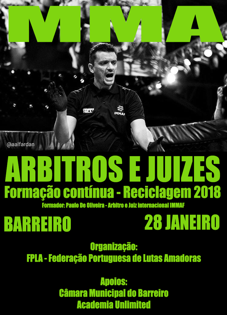 MMA | Formação Contínua no Pavilhão Municipal Luís de Carvalho