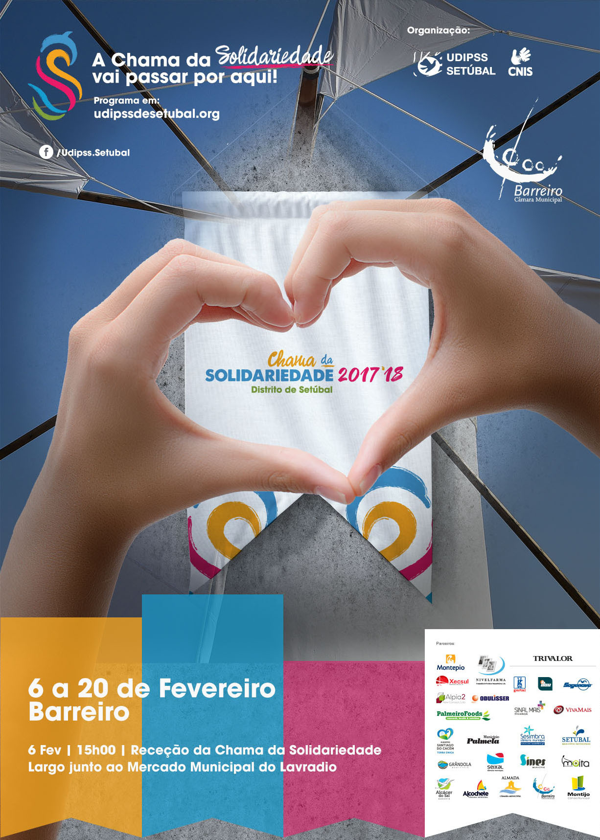Chama da Solidariedade chega ao Barreiro no dia 6 de fevereiro