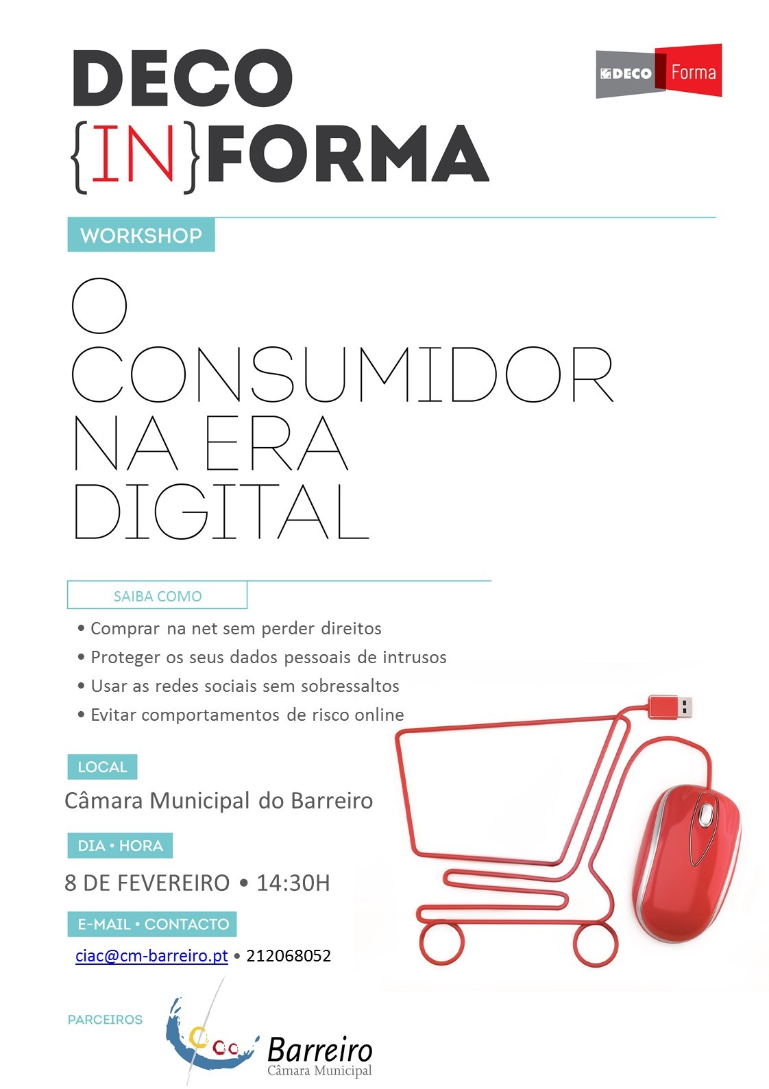 “O Consumidor na Era Digital” | Ação de sensibilização DECO/CMB