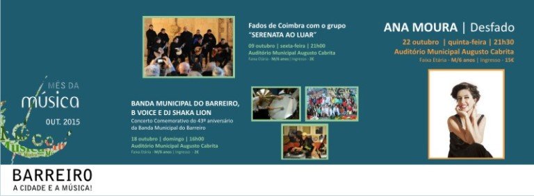 OUTUBRO | MÊS DA MÚSICA 2015