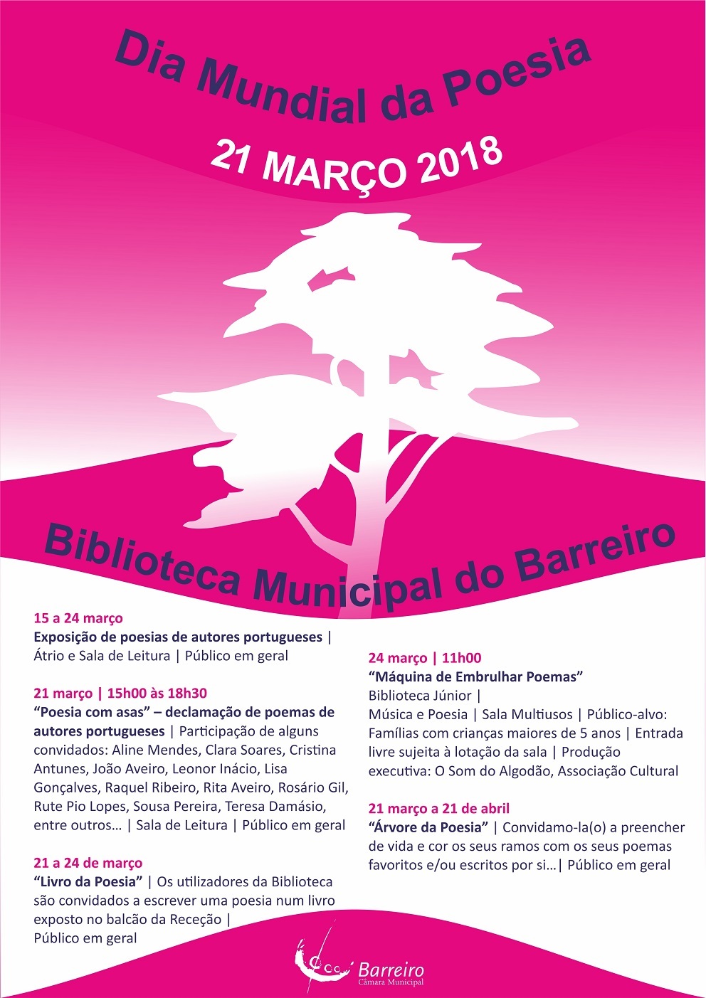 “Poesia com Asas” na Biblioteca Municipal