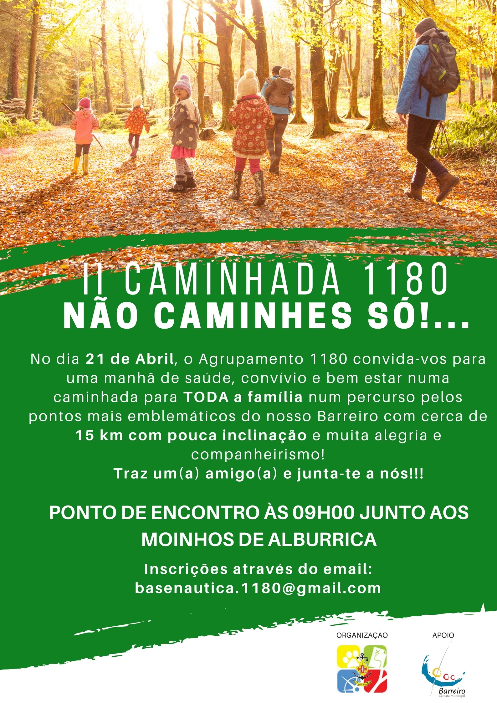 2ª Edição “Caminhada 1180 – não caminhes só!…”