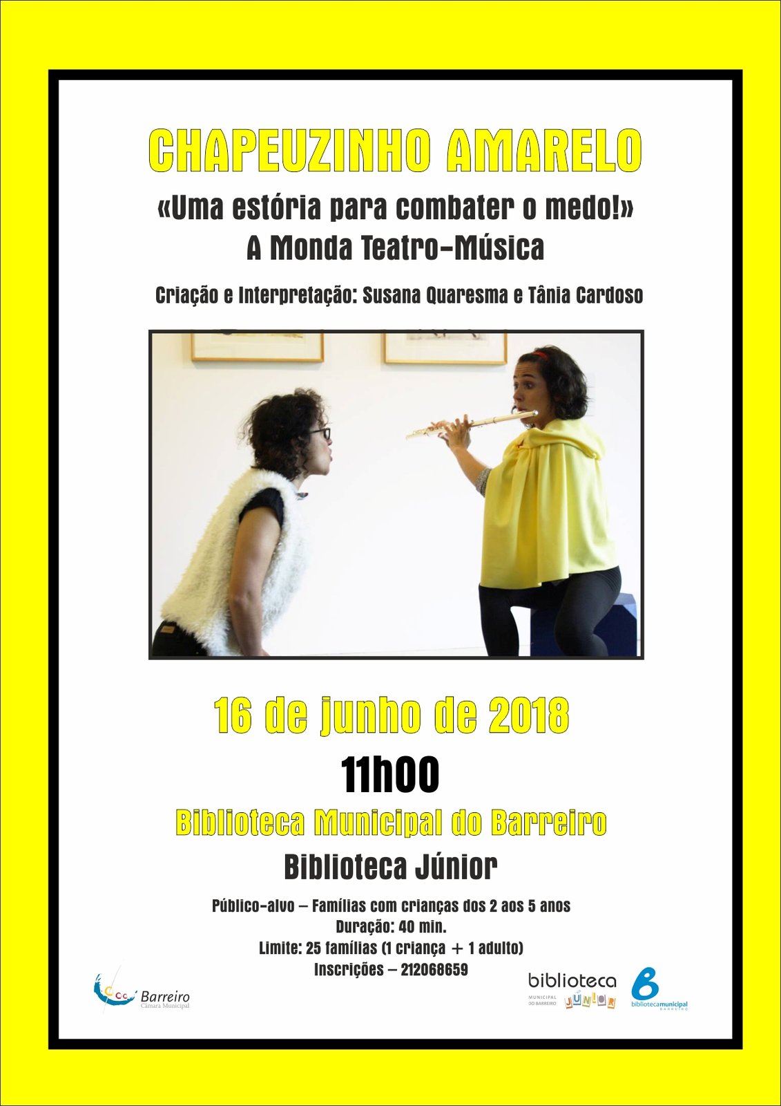 Chapeuzinho Amarelo: Uma História para Combater o medo! – Inscrições abertas