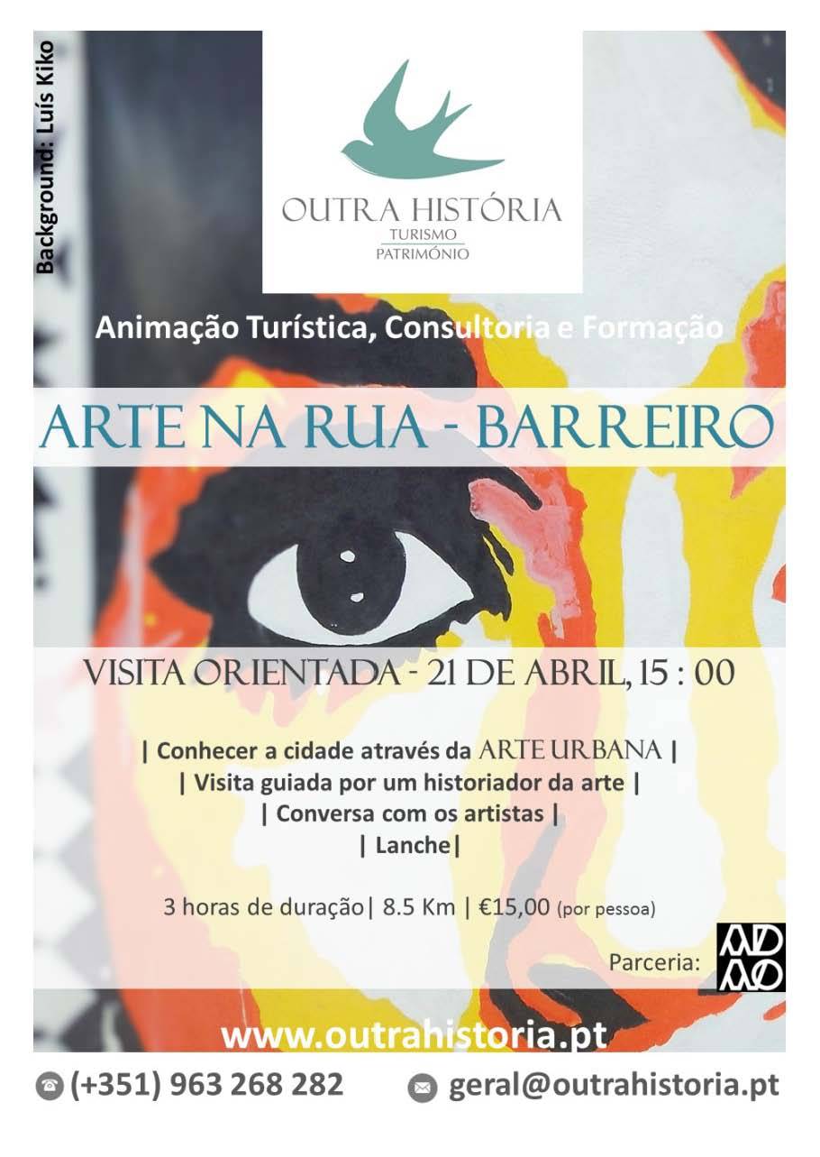 Inscrições abertas para Visita Orientada “Arte na Rua”