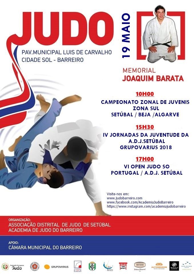 Judo | Memorial Joaquim Barata e Torneio Cidade do Barreiro