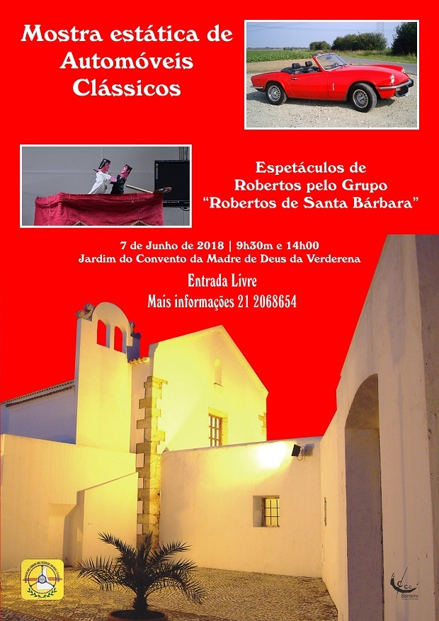 Mostra estática de Automóveis Clássicos e Espetáculos de Robertos pelo Grupo “Robertos de S...