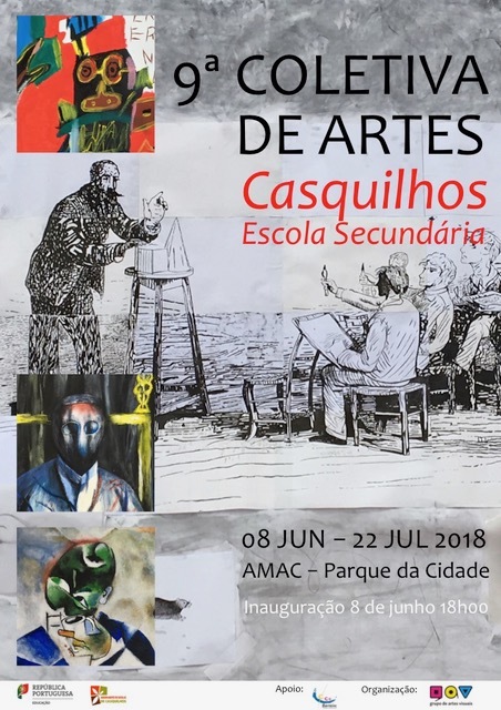 9ª Coletiva de Artes da Escola Secundária de Casquilhos no AMAC