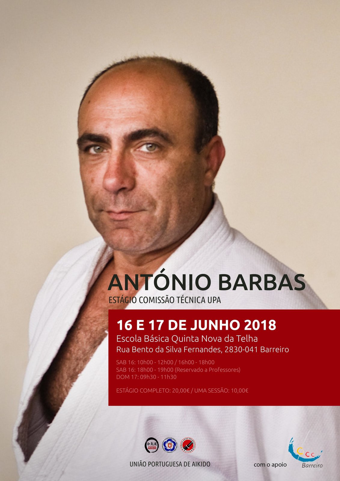 16 e 17 de junho | EB Quinta Nova da Telha Estágio de Aikido
