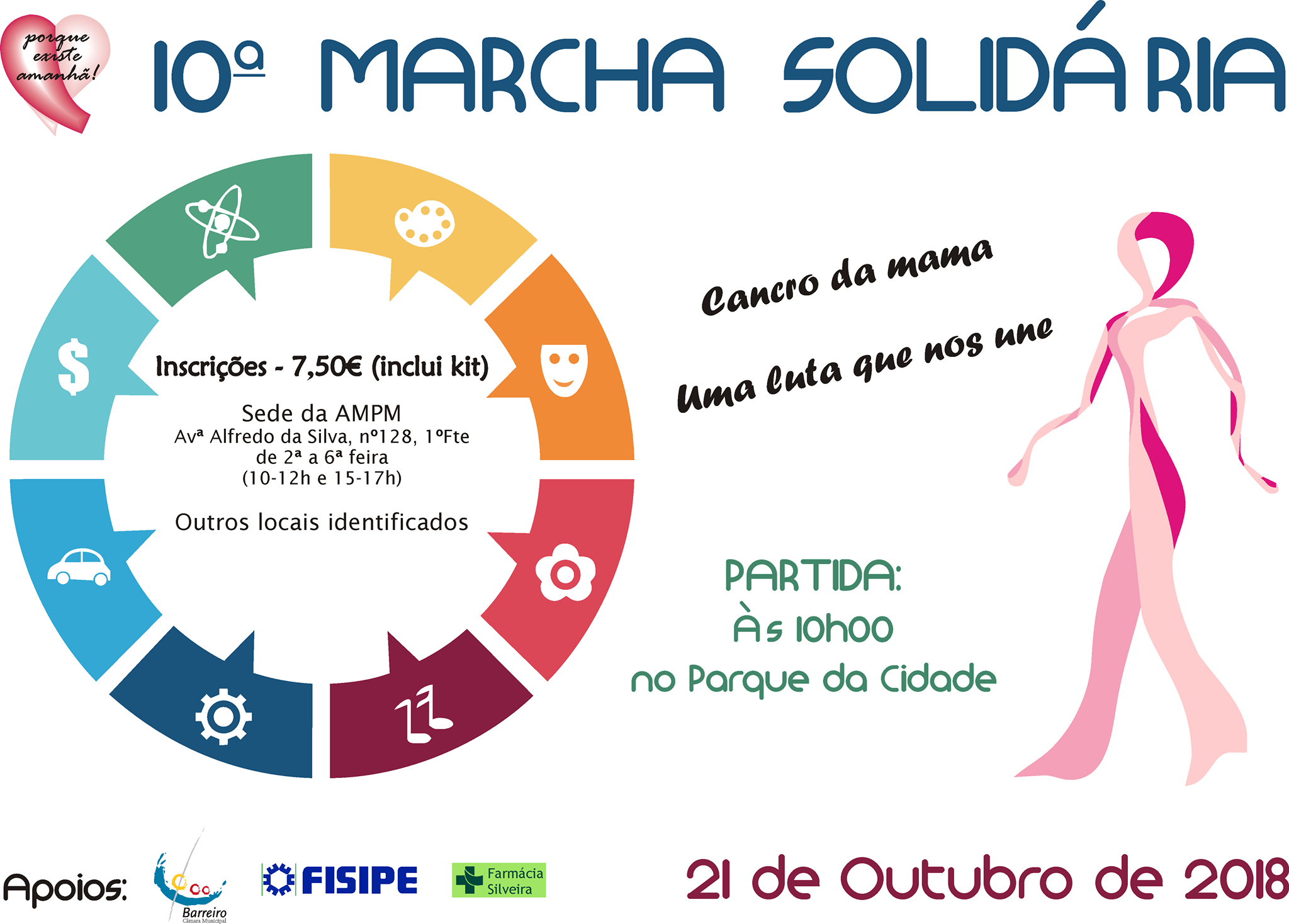 Marcha Solidária da Associação de Mulheres com Patologia Mamária