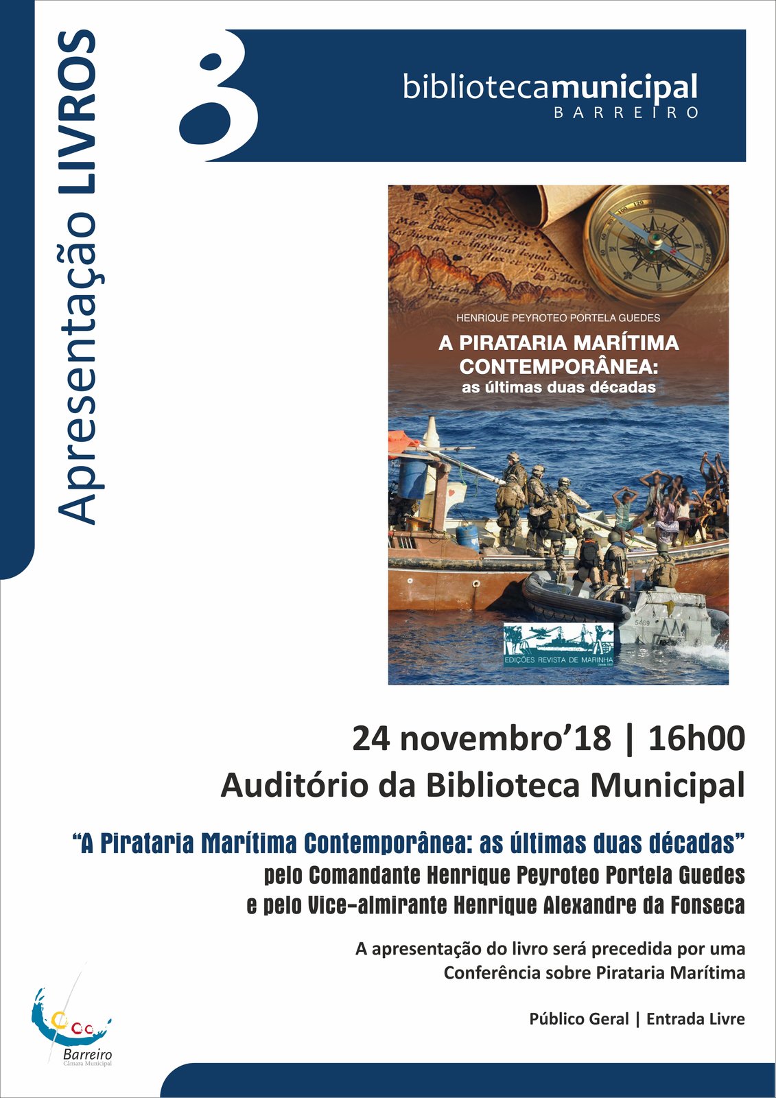 Apresentação do livro “A Pirataria Marítima Contemporânea: as últimas duas décadas”