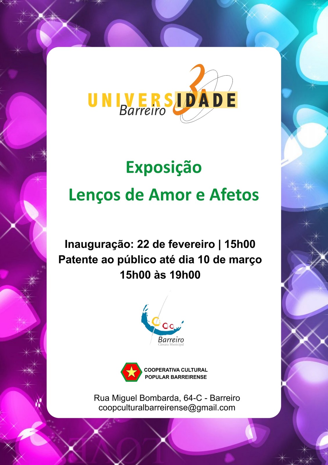 Exposição de Lenços de Amor e Afetos