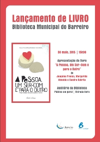 APRESENTAÇÃO DO LIVRO ” A PESSOA, UM SER-COM E PARA O OUTRO”