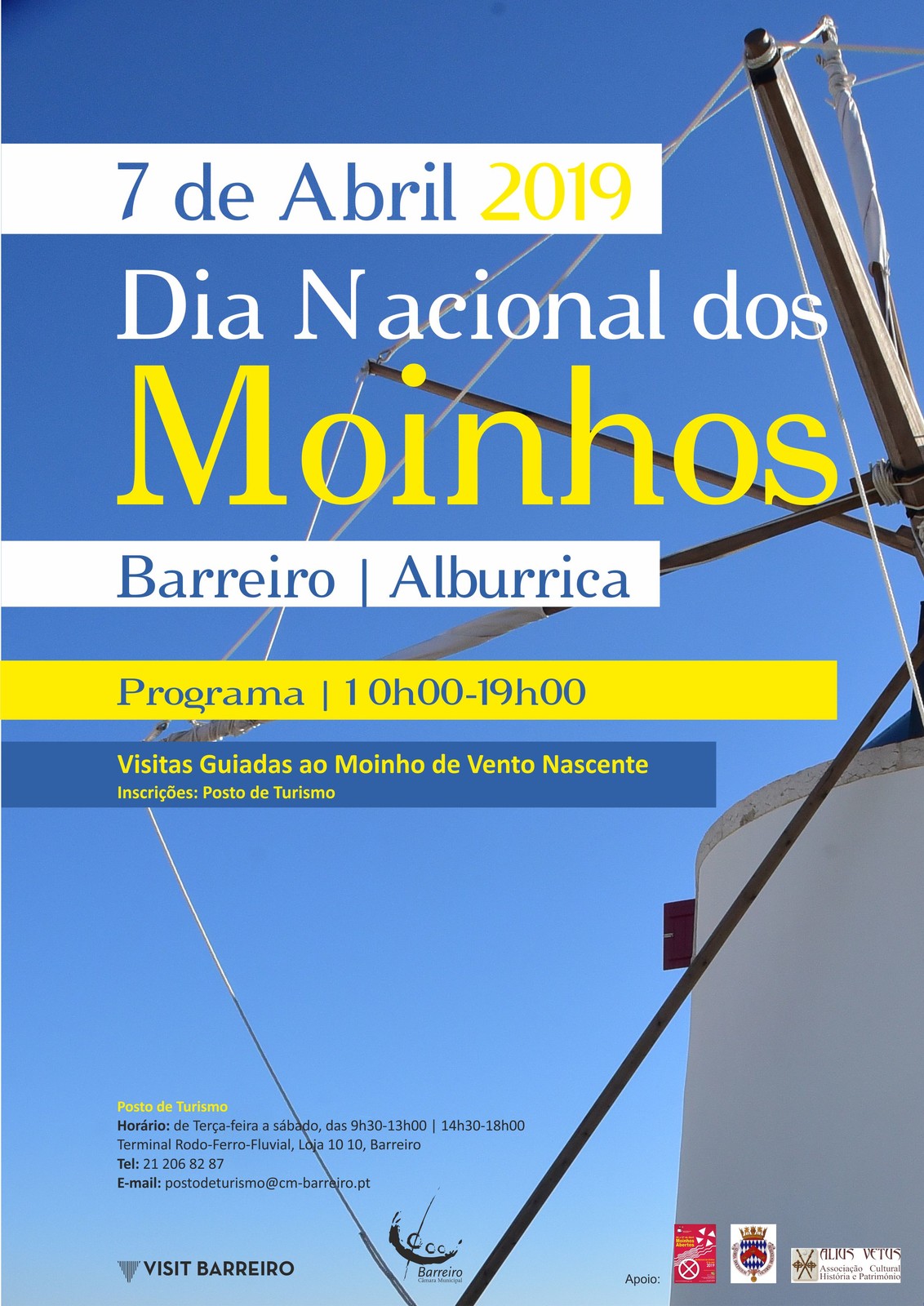 Dia Nacional do Moinhos assinalado com programa diversificado