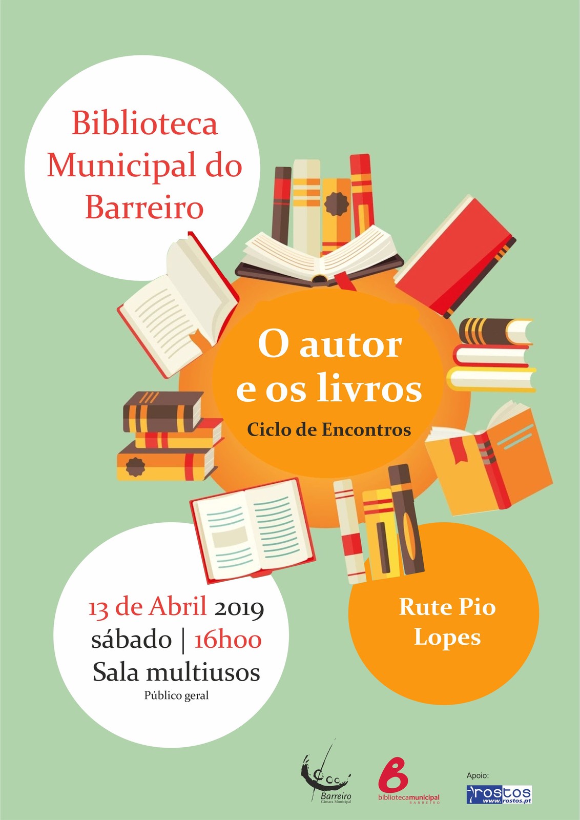 Ciclo de Encontros: “O Autor e os livros”